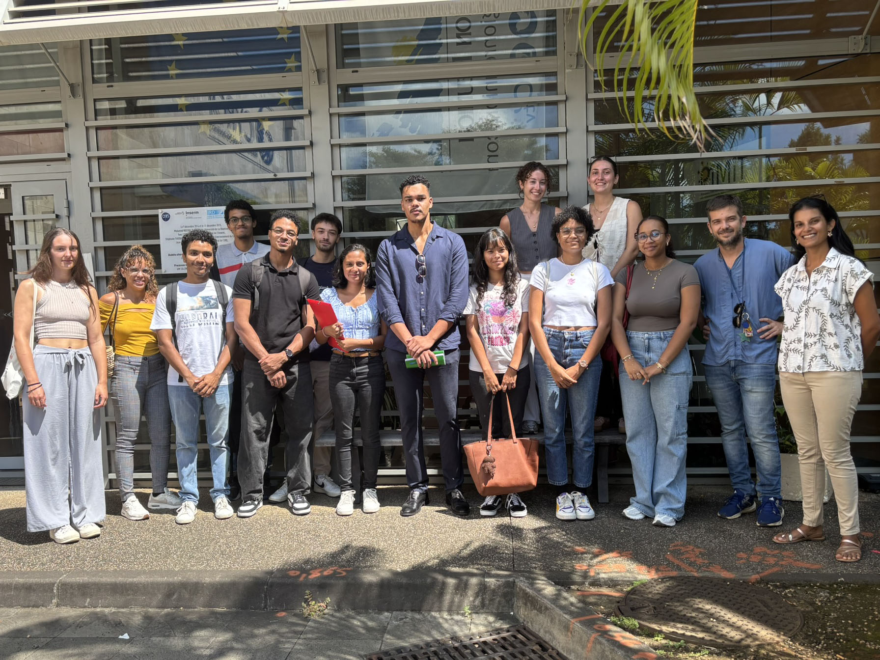 Visite pédagogique des étudiants du Master de l'Université de La Réunion au GIP CYROI