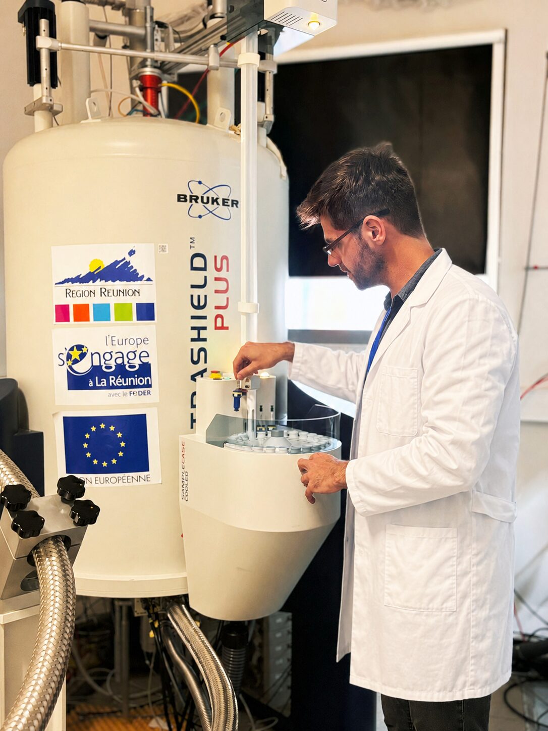 François Pédinielli, spécialiste en spectroscopie RMN au CYROI